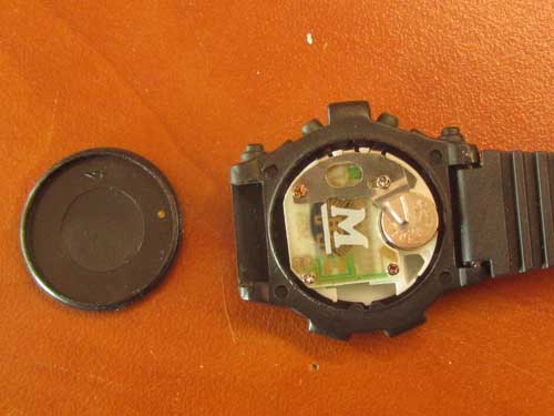 wrist watch cover open.